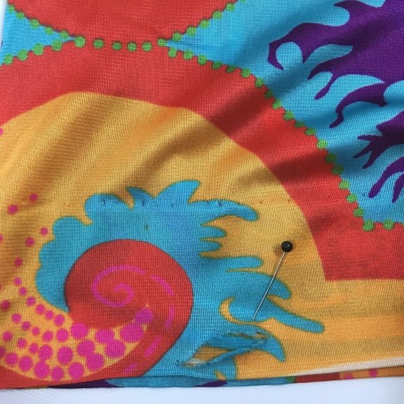 Vtg 60's Maxi Dress~Hippie~Psychedelic~Handmade~ - Picture 11 of 11